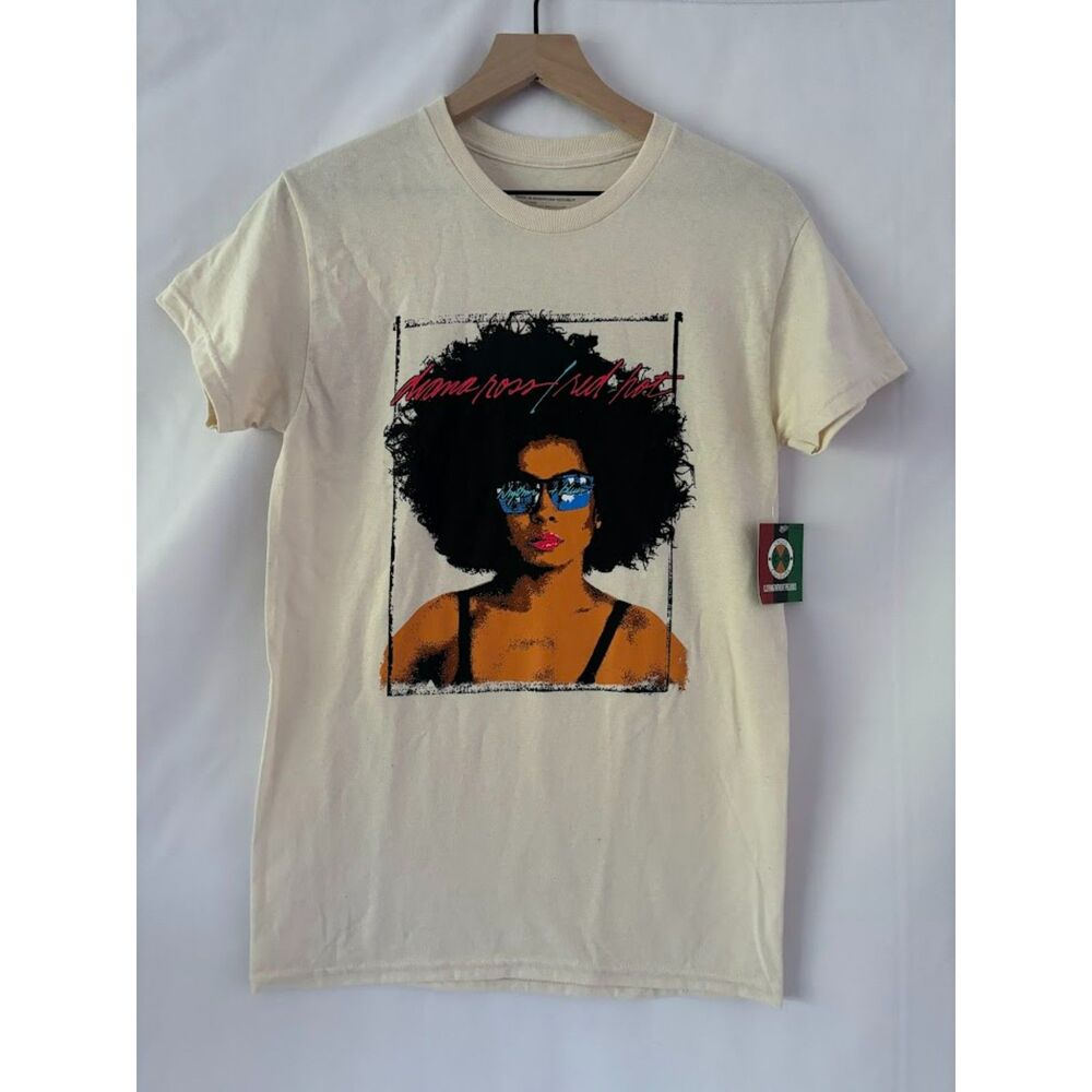 Diana Ross Graphic Tee Size S NWT